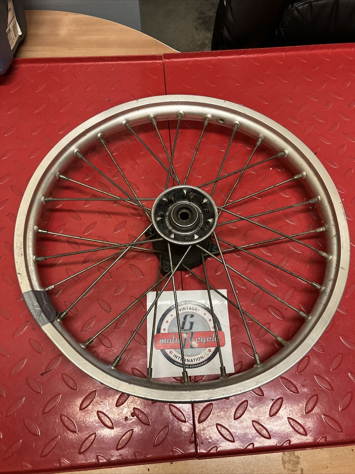 Honda CR80R 1987 Front wheel hub rim 1986 - 1995