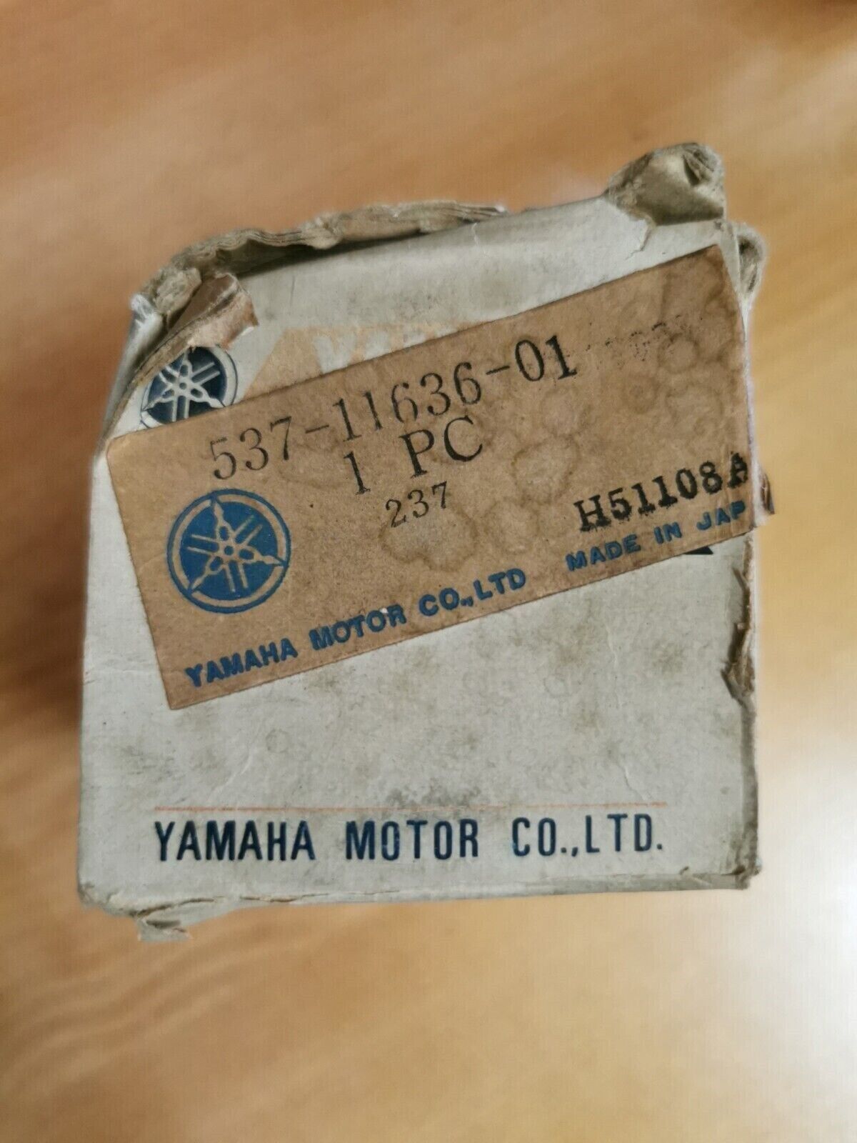 NOS YAMAHA YZ125 1974 -77  PISTON 2 O/S 0.50  SUPERCEDED BY  537-11636-02-00 Y46