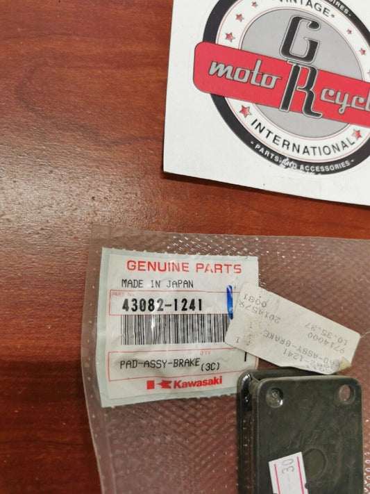 NOS Kawasaki 2000 - 2005 KX65 REAR PAD ASSY BRAKE 43082-1241 K26