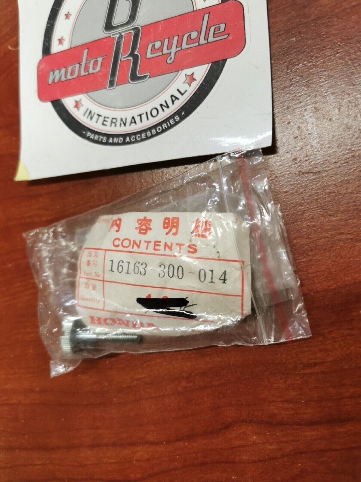 NOS Honda 1969 CB750K0 CB500 SCREW, STOP 16163-300-014 H33