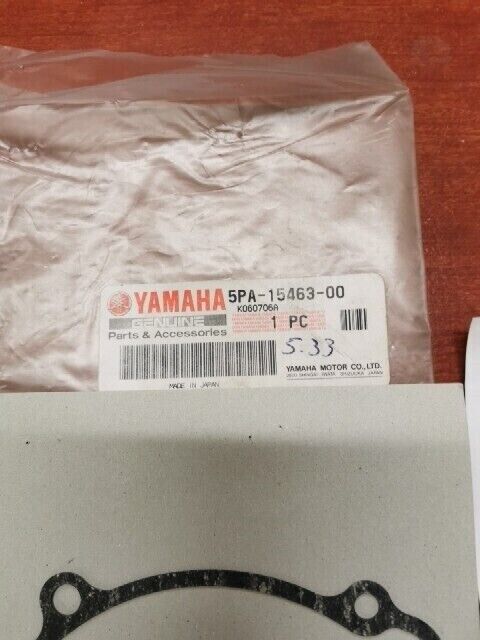 NOS Yamaha YZ85 YZ65 YZ125 CRANKCASE COVER GASKET 5PA-15463-00-00 Y102