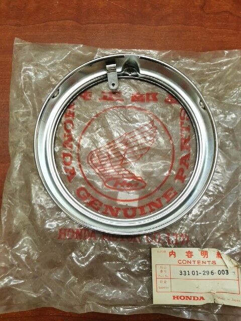 NOS Honda CB175K3 CB250 CB350 CL250 HEADLIGHT RIM 33101-296-003 H80