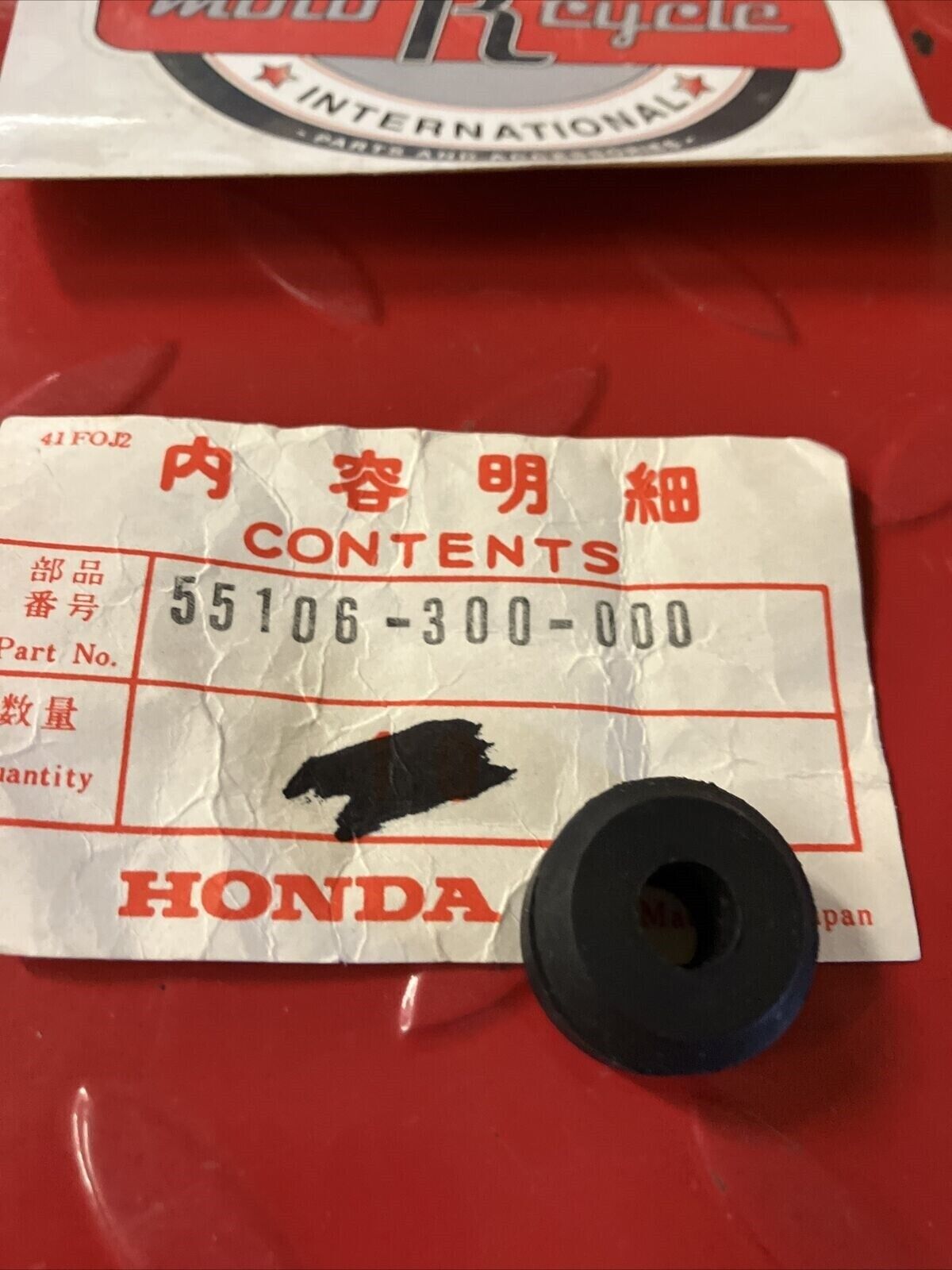 NOS HONDA CB750 ST90 OIL TANK RUBBER 55106-300-000 H24