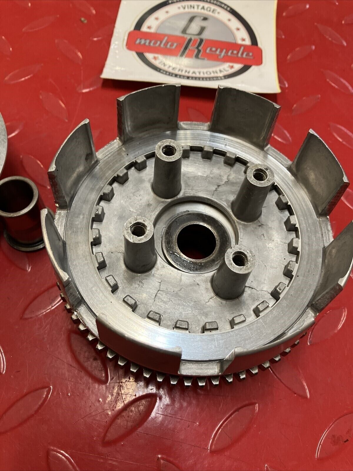 Honda CR80R 1990 complete clutch basket hub pressure plate 22100-GC4-600