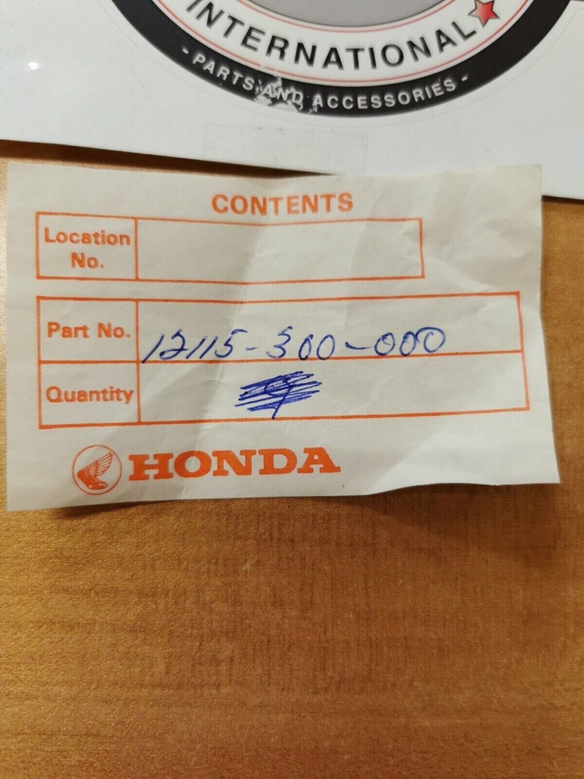 NOS Honda 1976 - 1978 CB750 CYLINDER GASKET 12115-300-000 H26