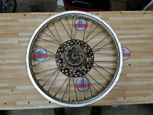 Kawasaki KDX200 1986 front wheel hub rim spoke 