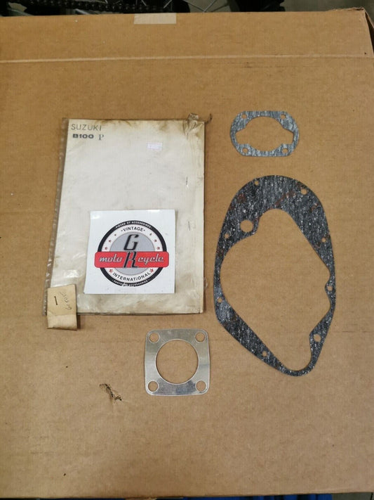 NOS SUZUKI B100 GASKET KIT INCOMPLETE SET 61505 J49