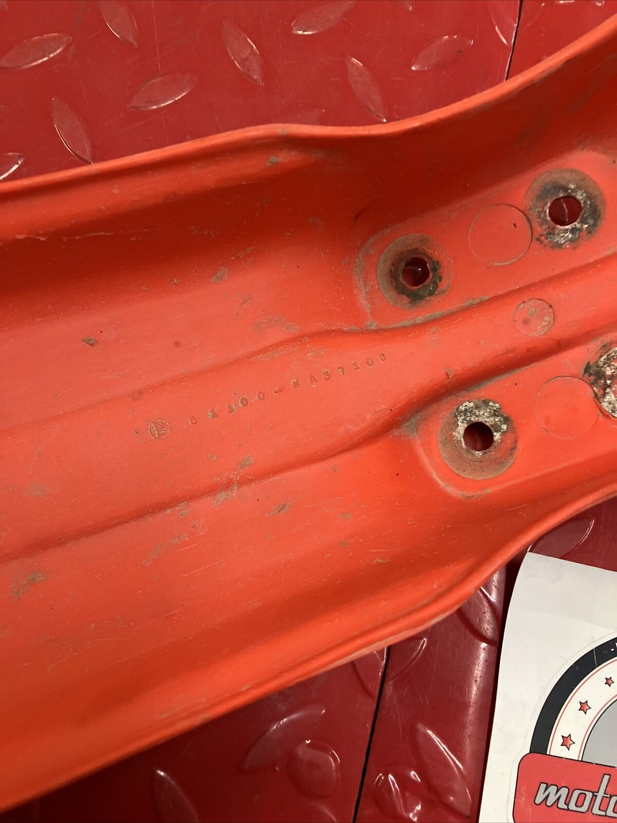 Honda CR250R 1984 front fender plastic fairing CR125R CR500R 61100-KA3-730ZA 3