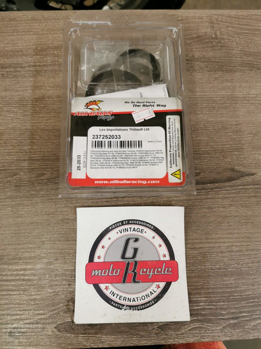 NOS ALL BALLS YFM250 YFM250B DIFFERENTIAL BEARING SEAL KIT REAR 25-2033 J51