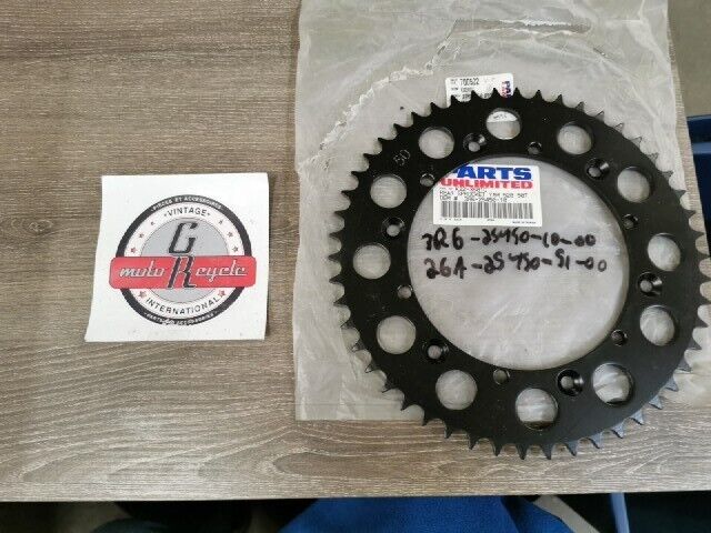NOS Yamaha WR250ZJ DRIVEN SPROCKET 3R6-25450-10-00 SUB BY 26A-25450-51-00 J56