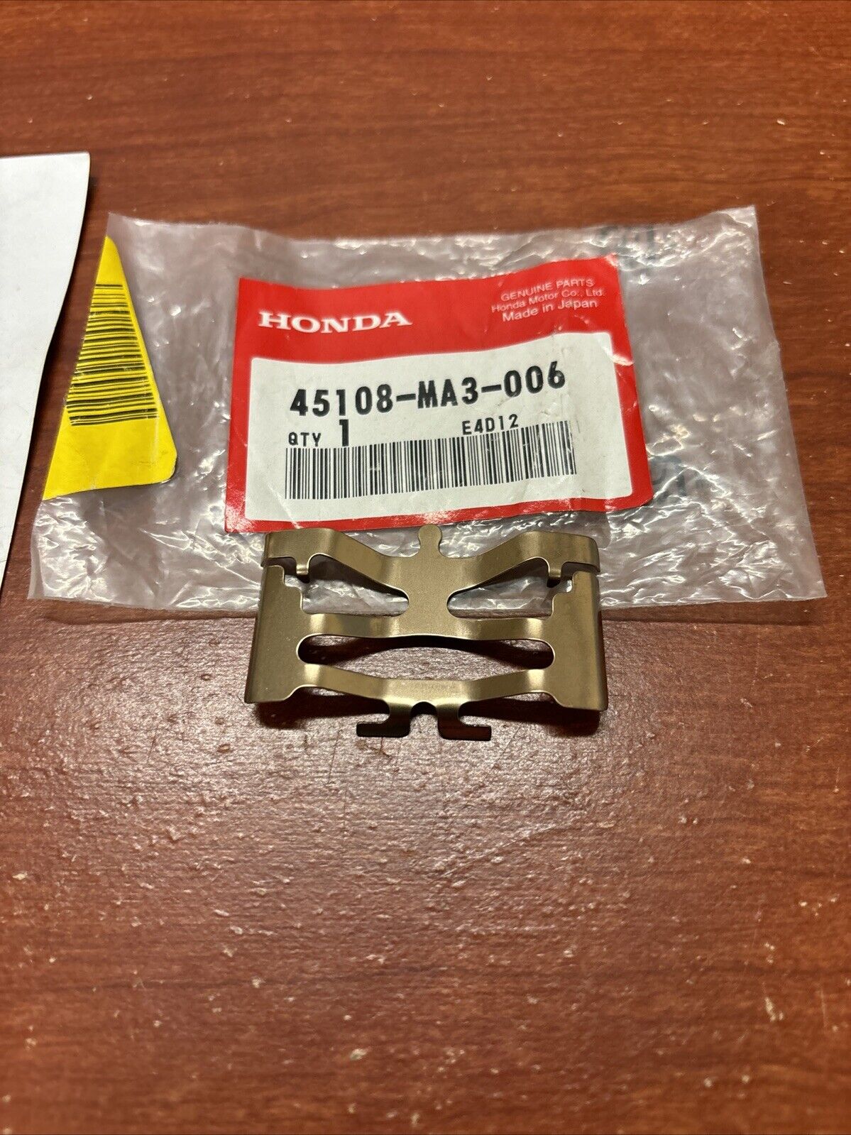 NOS Honda CB1100 CB125T CB400 CB750 CB900 CBR1000F PAD SPRING 45108-MA3-006 H172