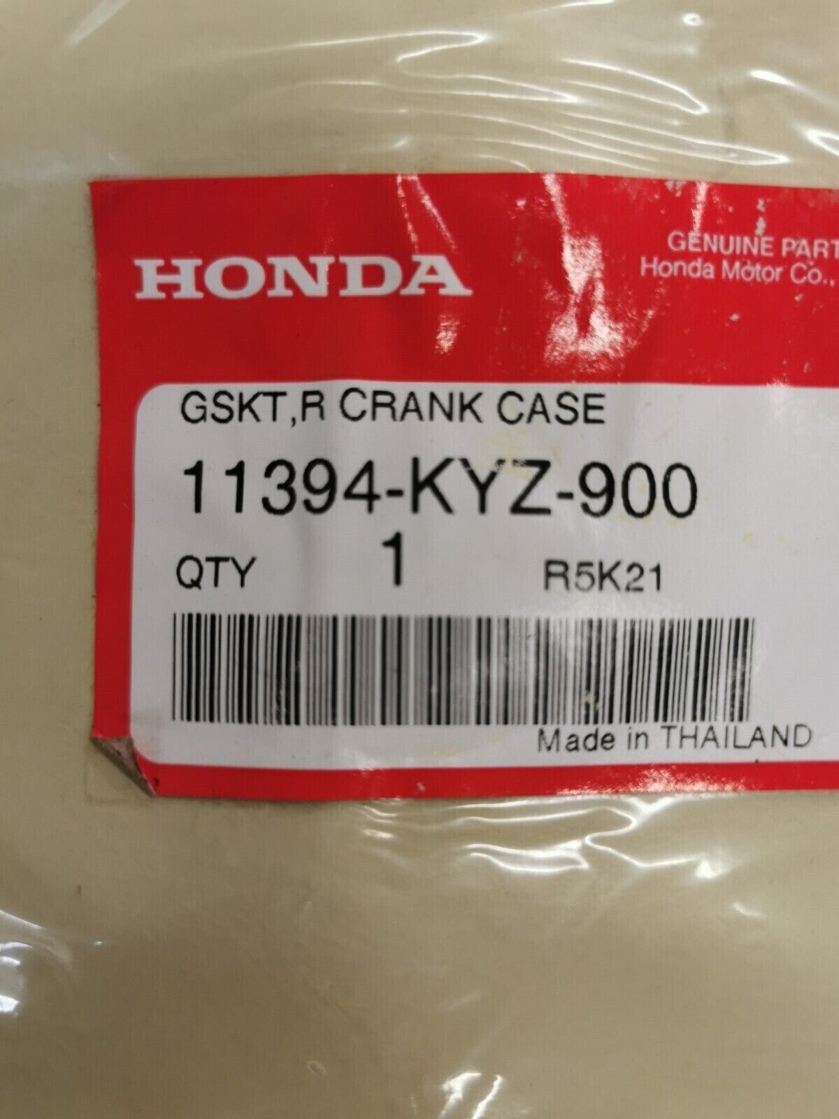 NOS HONDA Super Cub C125 MSX125   GASKET  R  CRANKCASE COVER 11394-KYZ-900 H61