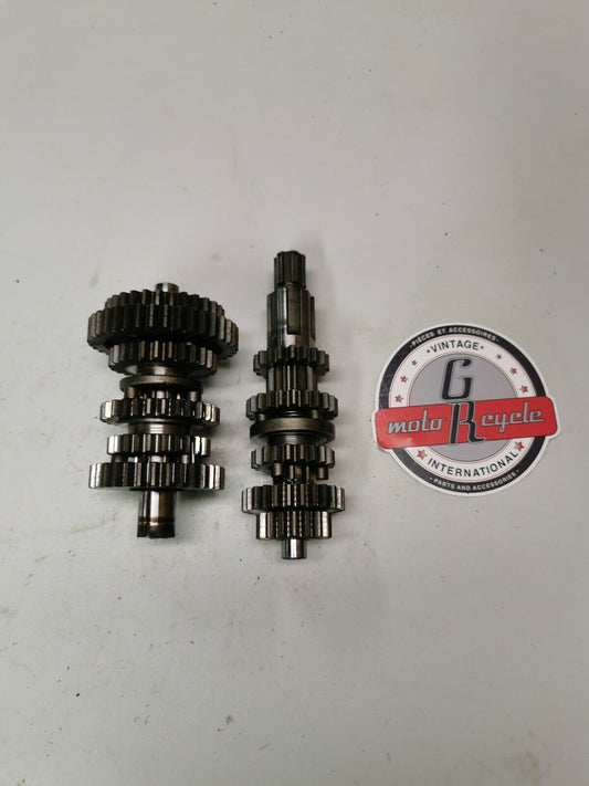 Honda XR100 1984 transmission mainshaft countershaft main counter shaft gear
