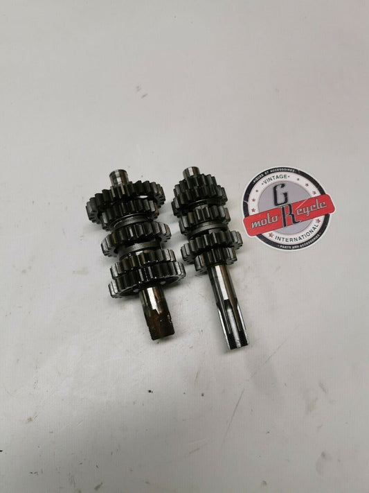 Suzuki RM250 1976 transmission mainshaft countershaft main counter shaft gear