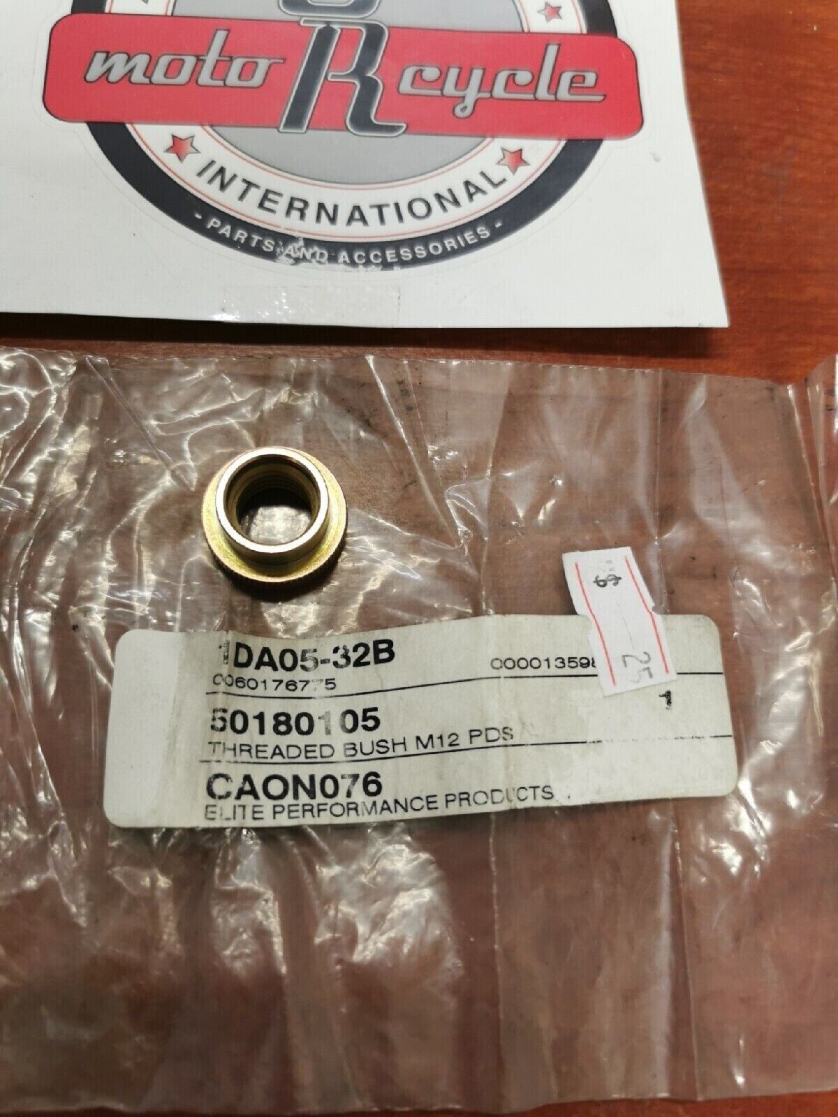 NOS KTM 105SX 125EXC 125SX 200XCW 250SX THREADED SHOCK BUSHING M12 50180105 KT3