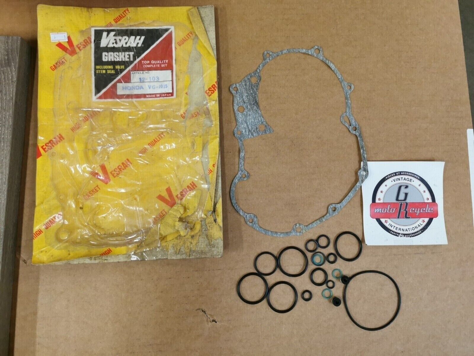 NOS VESRAH HONDA XL185S XL125S CRANKCASE GASKET KIT INCOMPLETE VG-1015 J49