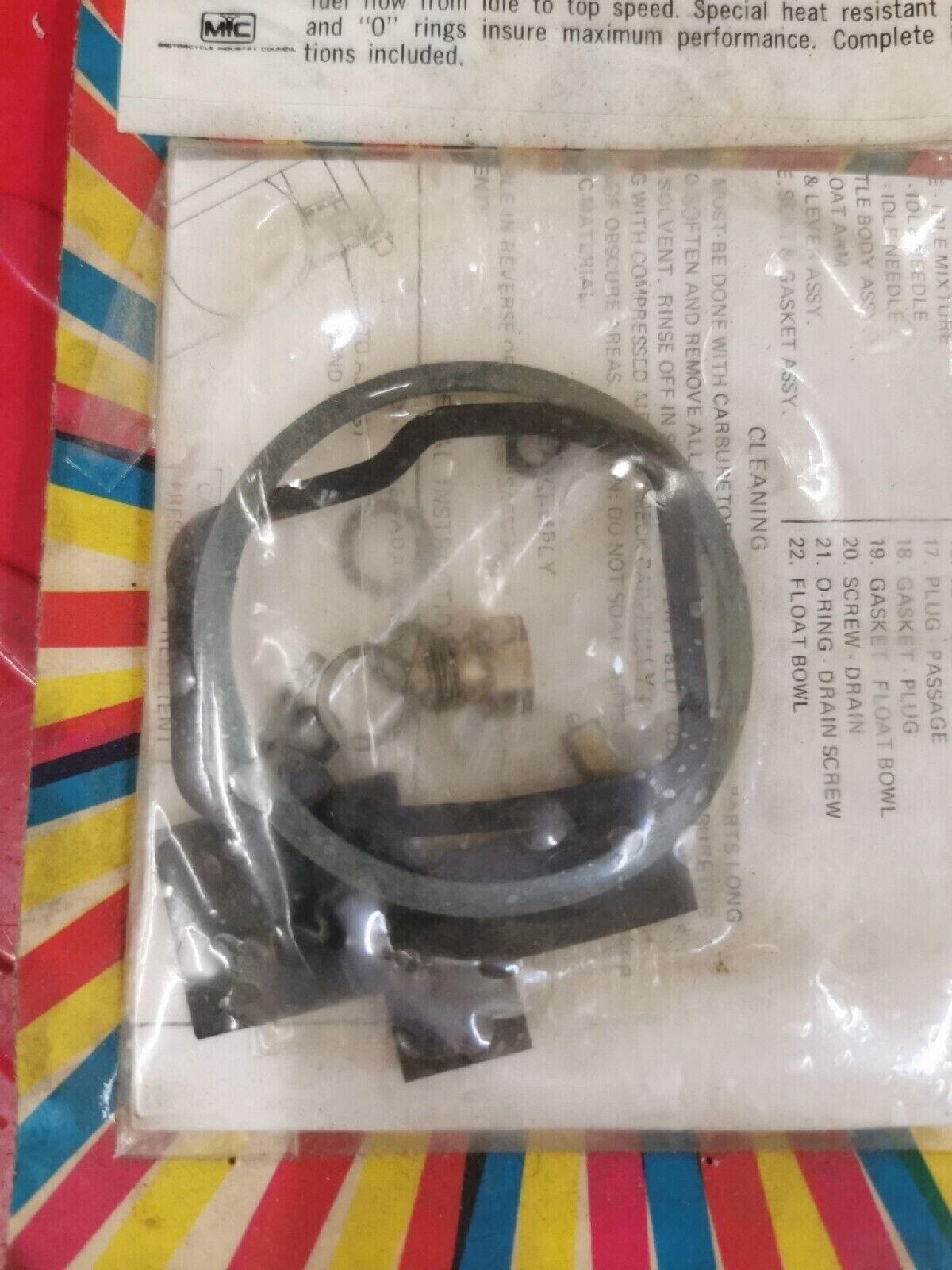 NOS LAKEWOOD CYCLE HONDA CB450 CL450 CARBURETOR REBUILD KIT 83207  J15
