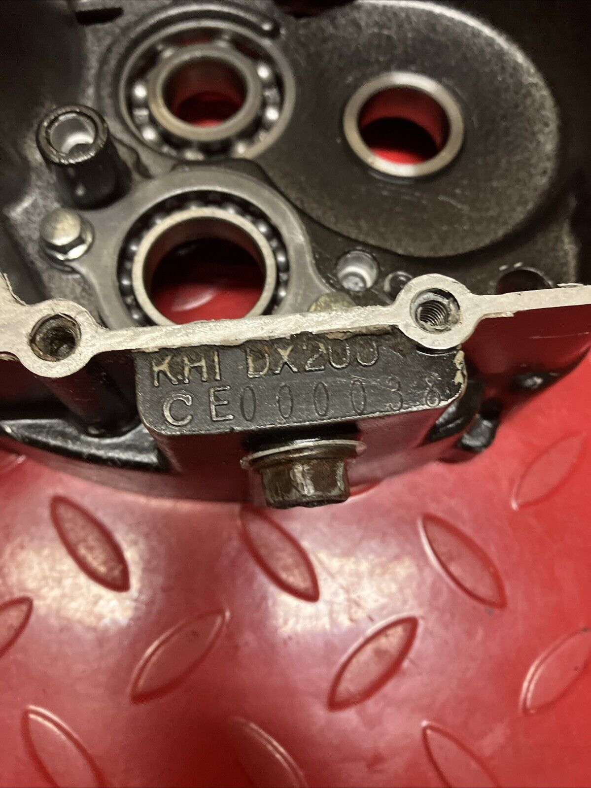Kawasaki KDX200 1986 crankcase set left right crank case 1987
