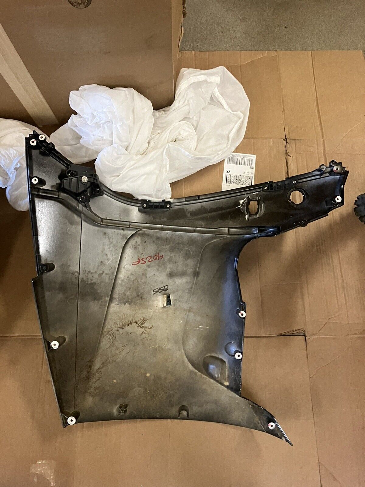 Mercury Engine motor Lower cowl set black and red 100-8m0142219