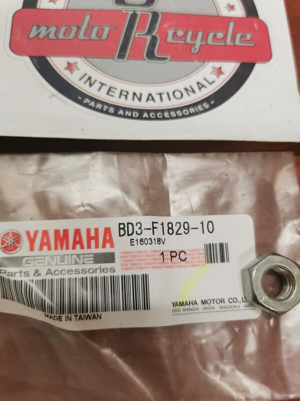 NOS Yamaha YFZ50 YFM09 NUT BD3-F1829-10-00 Y82