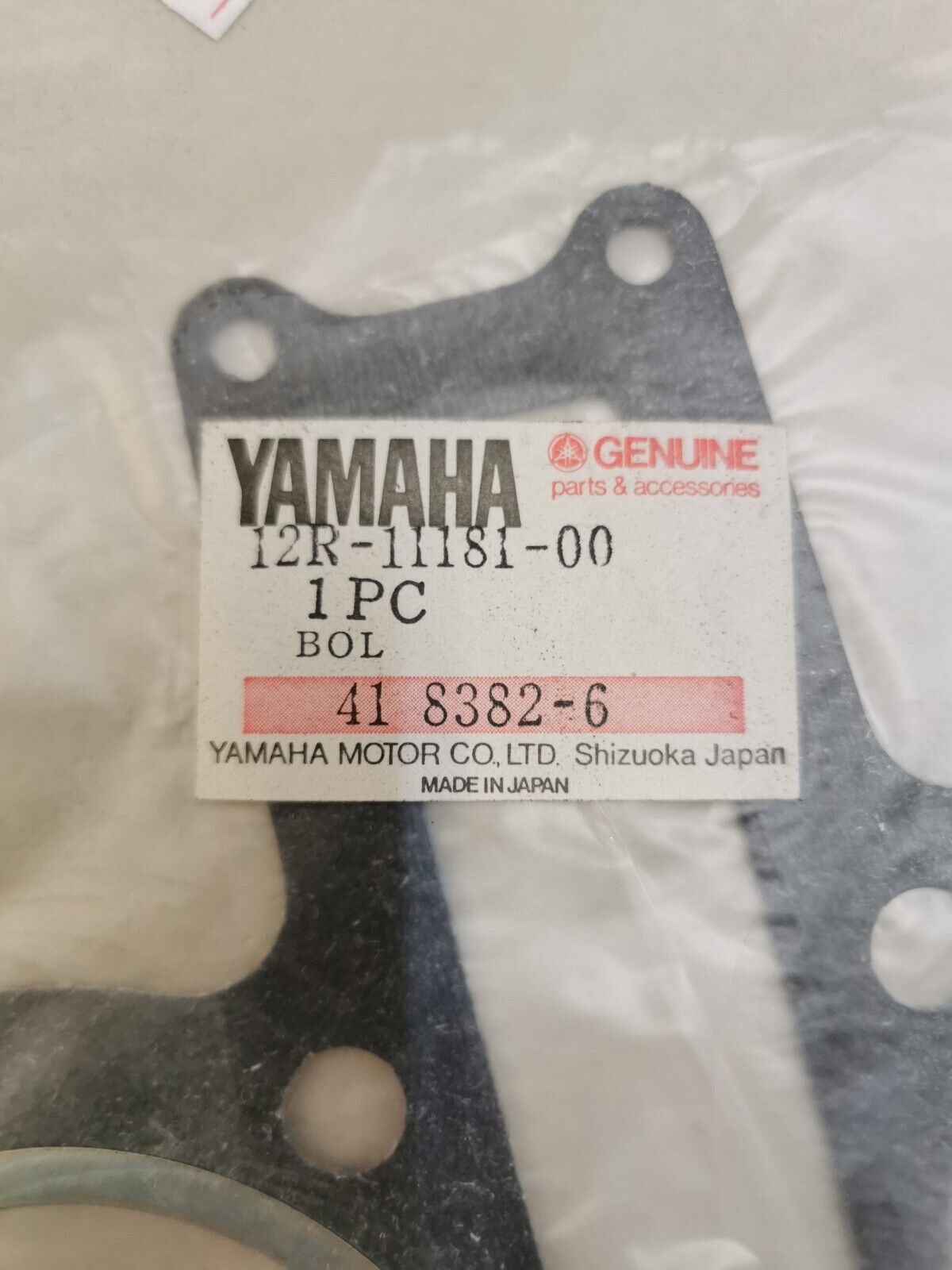 NOS Yamaha XS400 GASKET CYL HEAD 1 12R-11181-10-00 Y24
