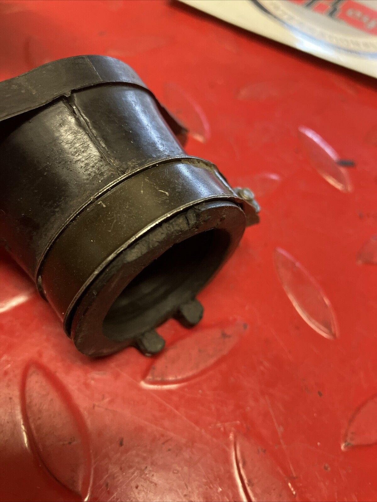Honda MT125 1975 intake manifold carburetor boot insulator 1974 1976 2
