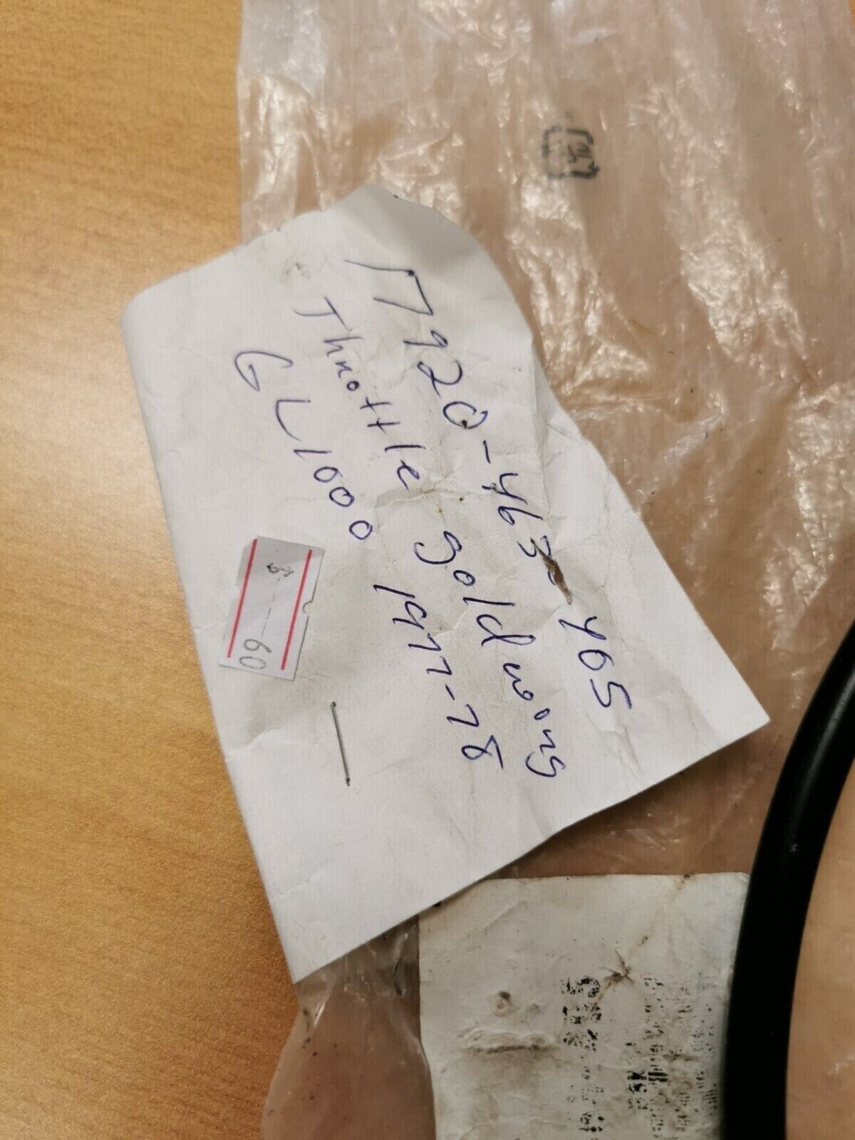 NOS Honda GL1000 1977 - 1978 THROTTLE CABLE 17920-463-405  H29