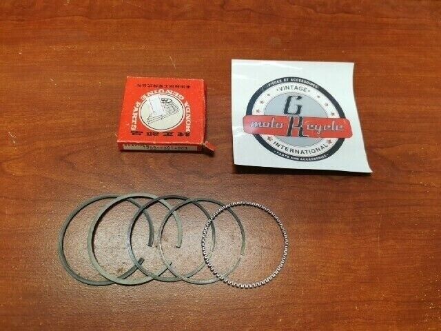 NOS Honda XL175 K3 K4 K5 PISTON RING SET (OS 0.50) 13031-391-003 H75
