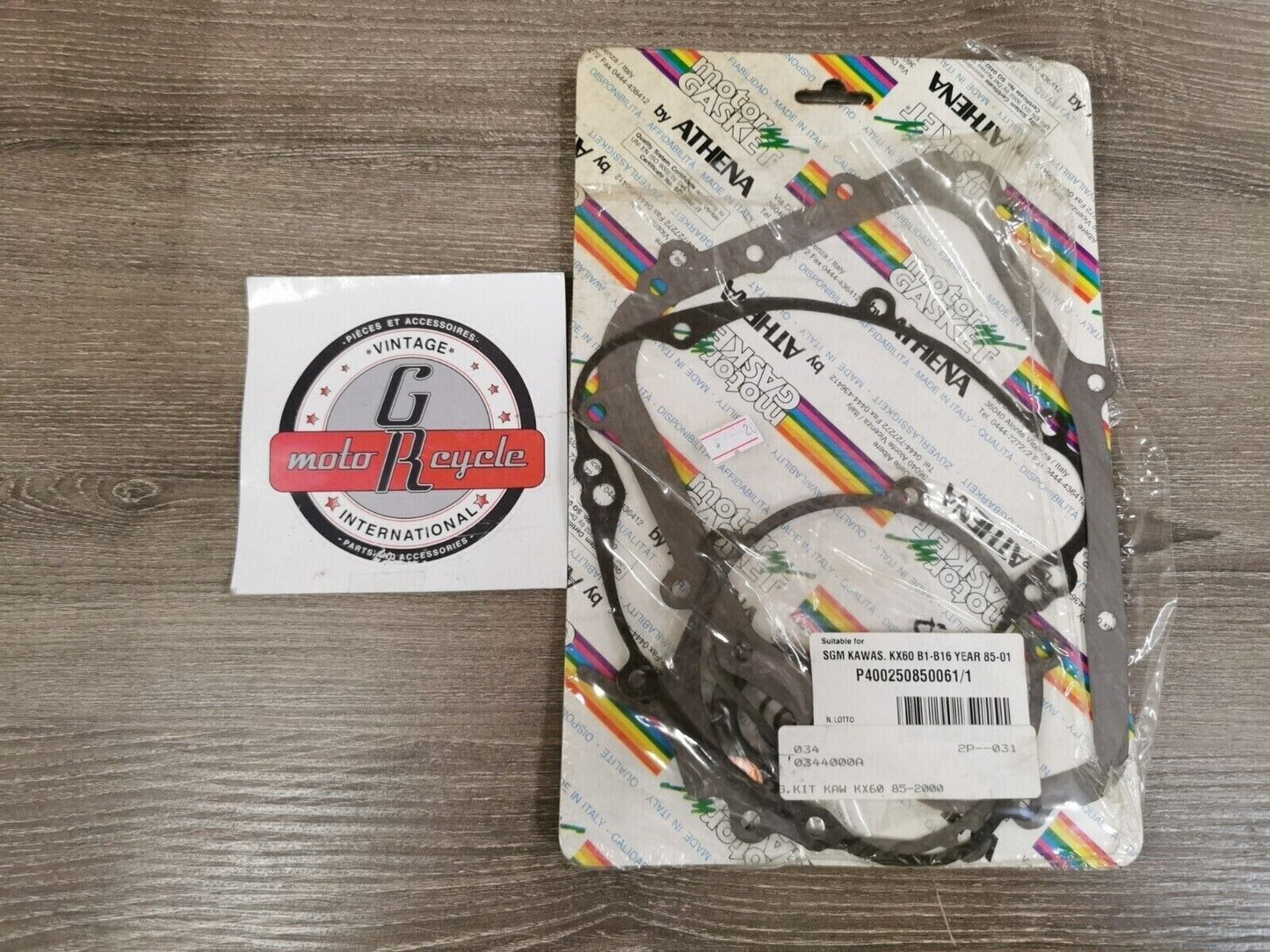 NOS ATHENA KAWASAKI KX 1985 - 2001 INCOMPLETE Engine Gasket  P400250850061/1 J28