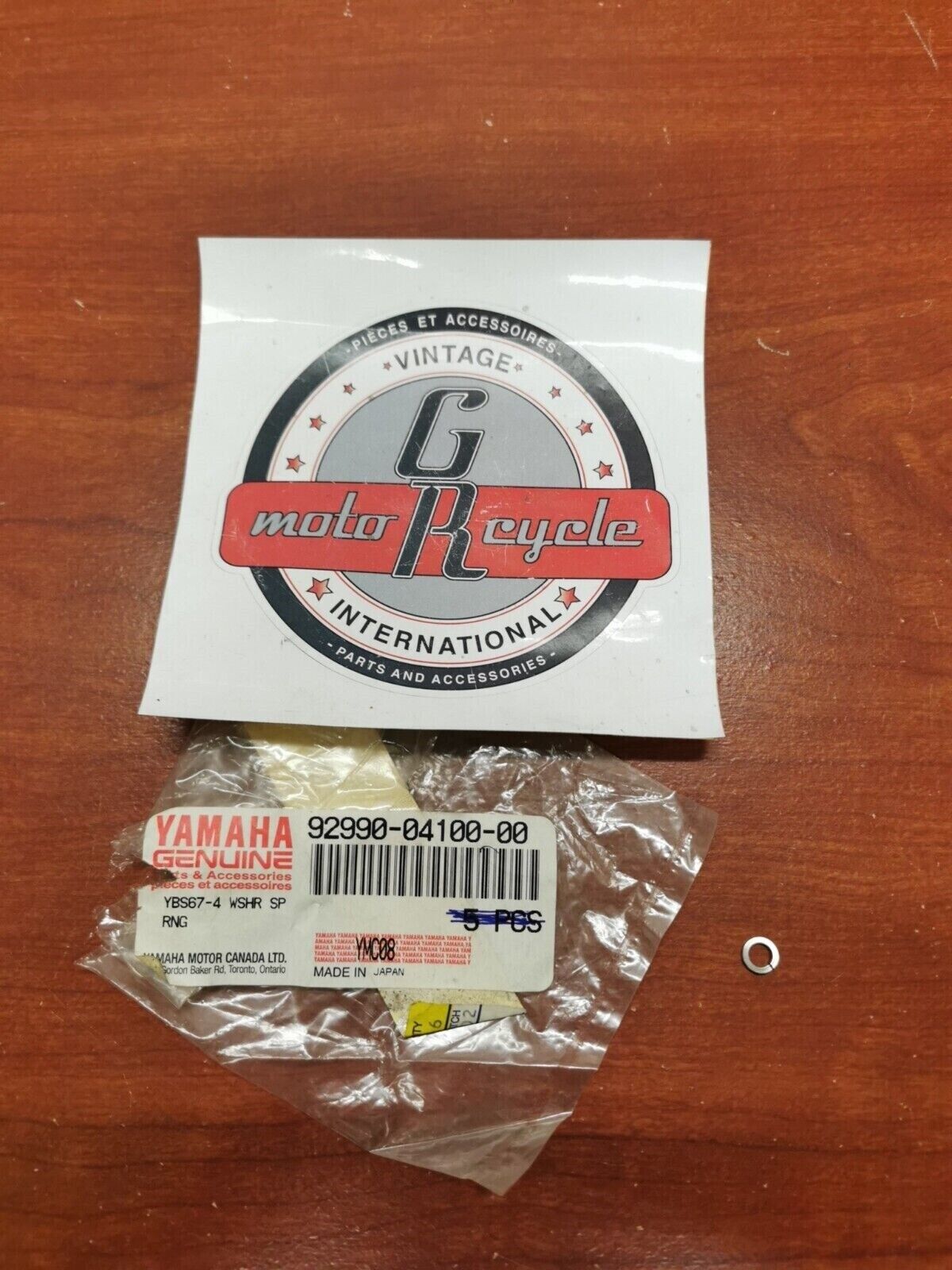 NOS Yamaha YG500 YG600 YG400 EF3800 EF1000 SPRING WASHER 92990-04100-00 Y98