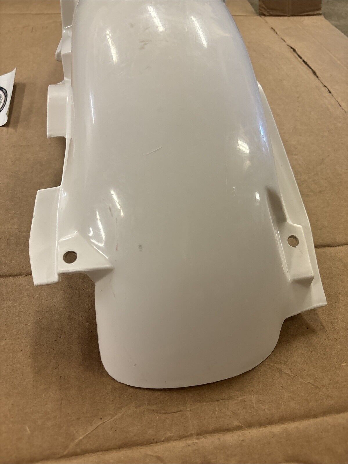 UFO PLAST 1996 - 2001 YZ125 YZ250 REAR FENDER WHITE YA02897-046