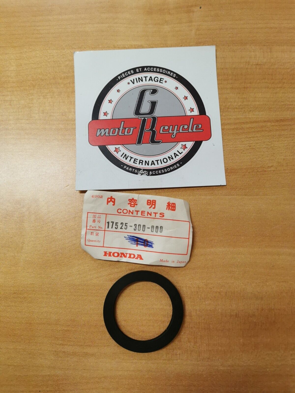 NOS Honda CL450 CB450 SL350 CB750 CB350 CL350 GAS CAP GASKET 17525-300-000 H26