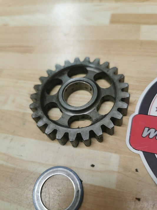 Honda CR125R 1984 kickstarter kick starter start spindle idle gear 1983 1985