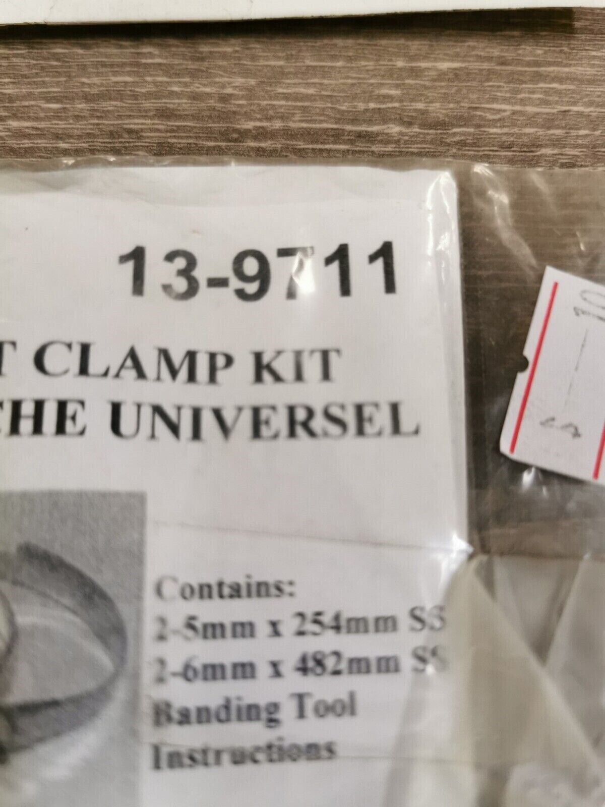 NOS UNIVERSAL BOOT CLAMP KIT 13-9711 J27