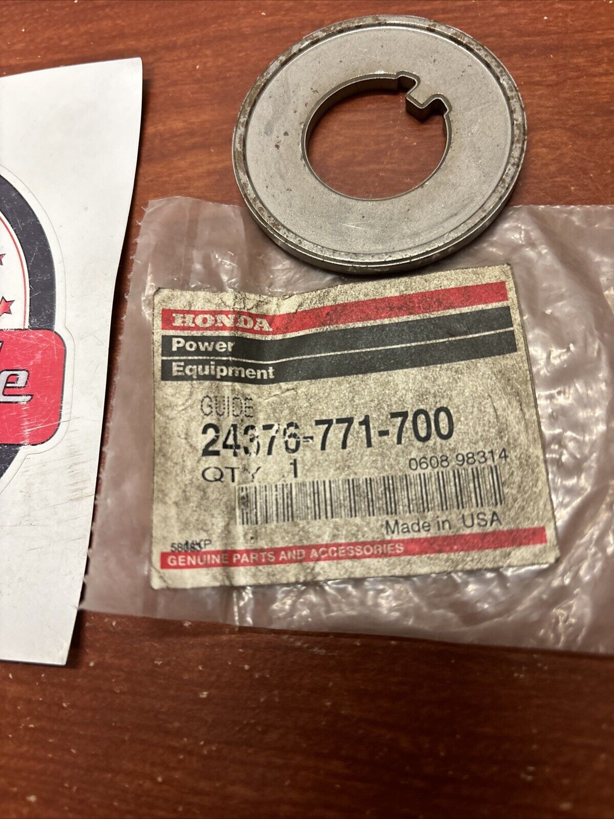 NOS Honda H2013HK1 H2113 FRICTION SETTING GUIDE 24376-771-700 H177