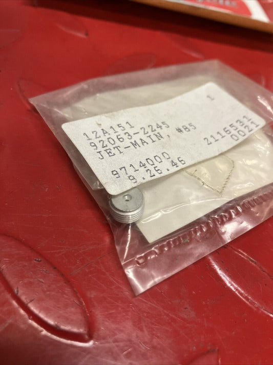 NOS KAWASAKI GE4300 GE5000 MAIN JET 85 92063-2245 K13