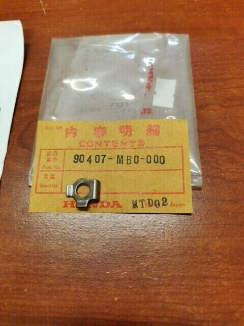 NOS Honda CB250F CB400 CB750 CBR1000F CBR600F LOCK WASHER 90407-MB0-000 H73