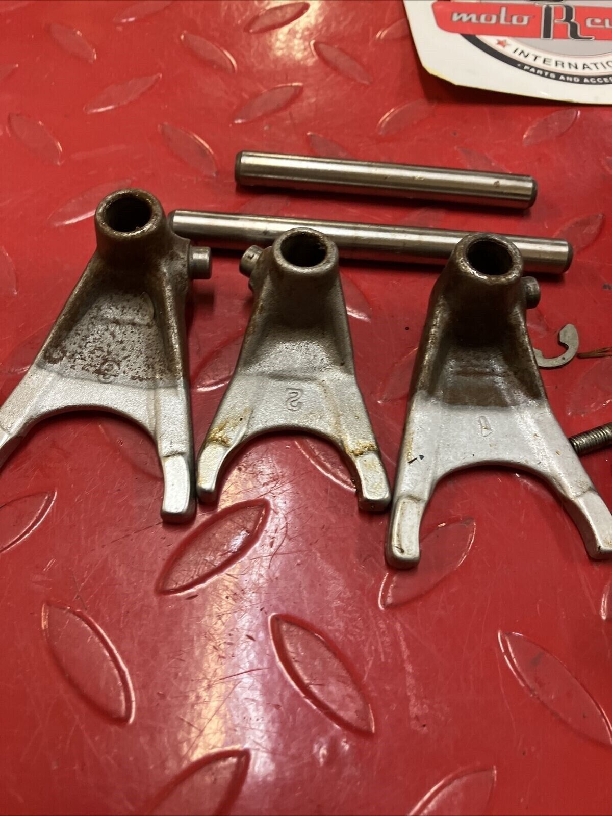 NOS Yamaha XV500 Virago 500 1983 1984 gearshift gear shift drum shaft forks