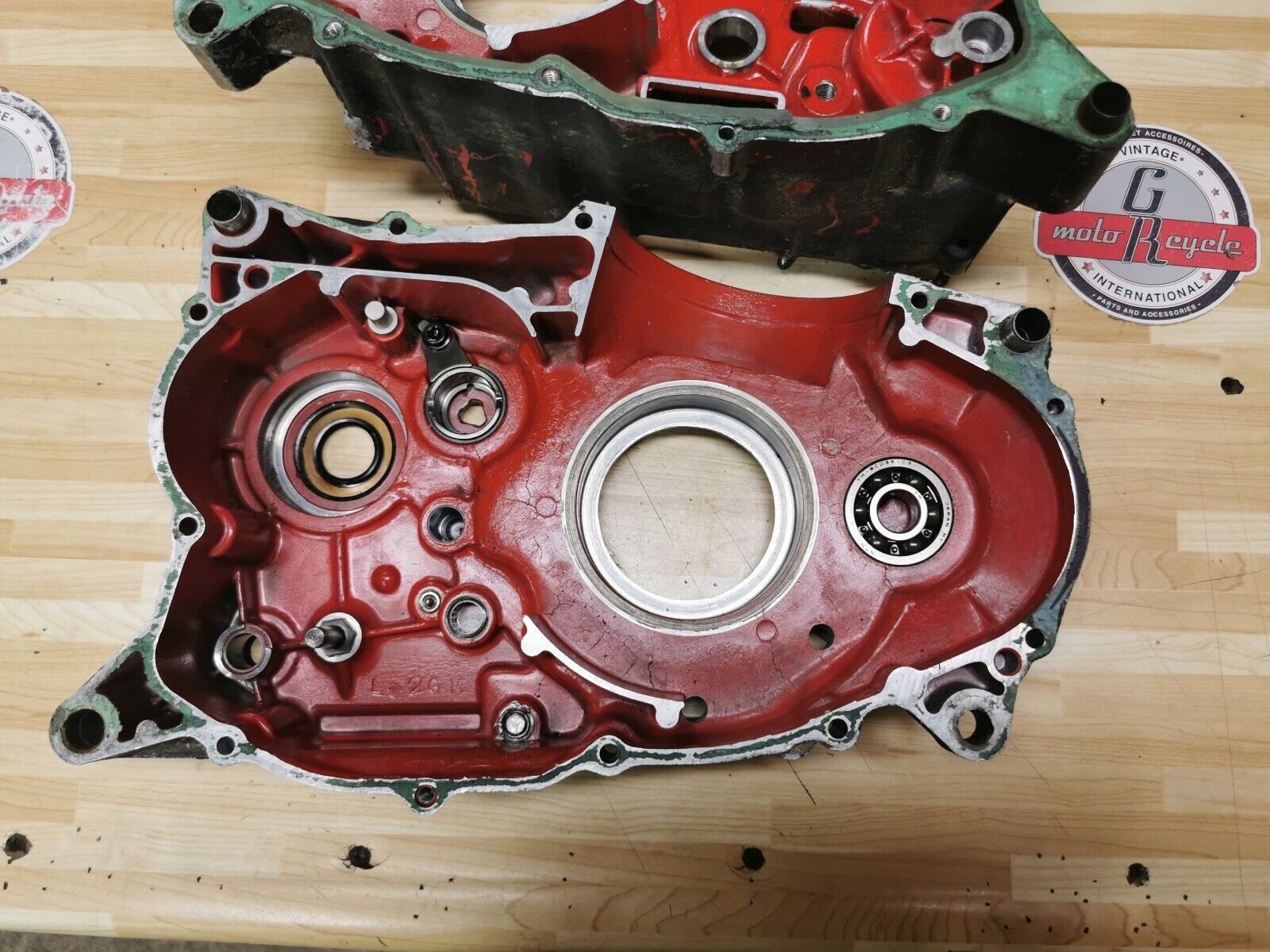 Honda XL600R 1986 crankcase crank case left right 11100-ML6-000