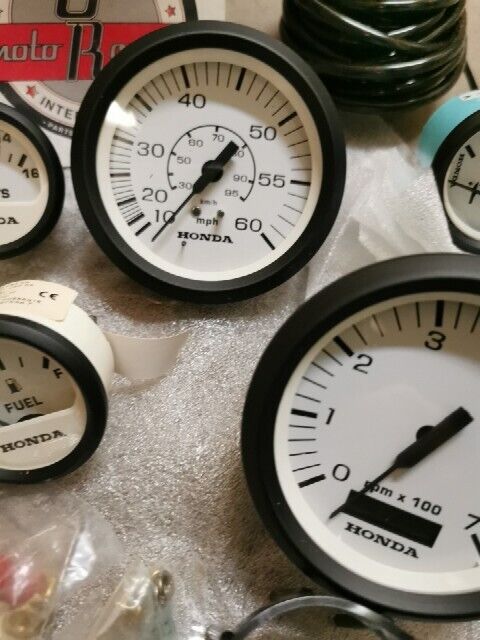 NOS HONDA Instrument Set White Flat 06300-ZW5-000ZB H82