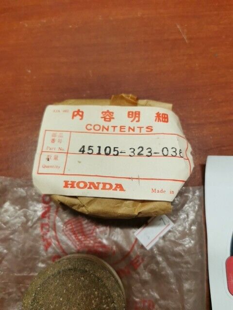 NOS Honda CB250 CB350 BRAKE PAD A 45105-323-036 SUB. 45105-390-003 H68