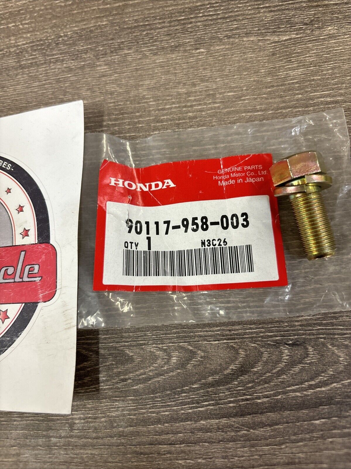 NOS Honda ATC200 E M S TRX125 BOLT-WASHER 12X28 90117-958-003 H130