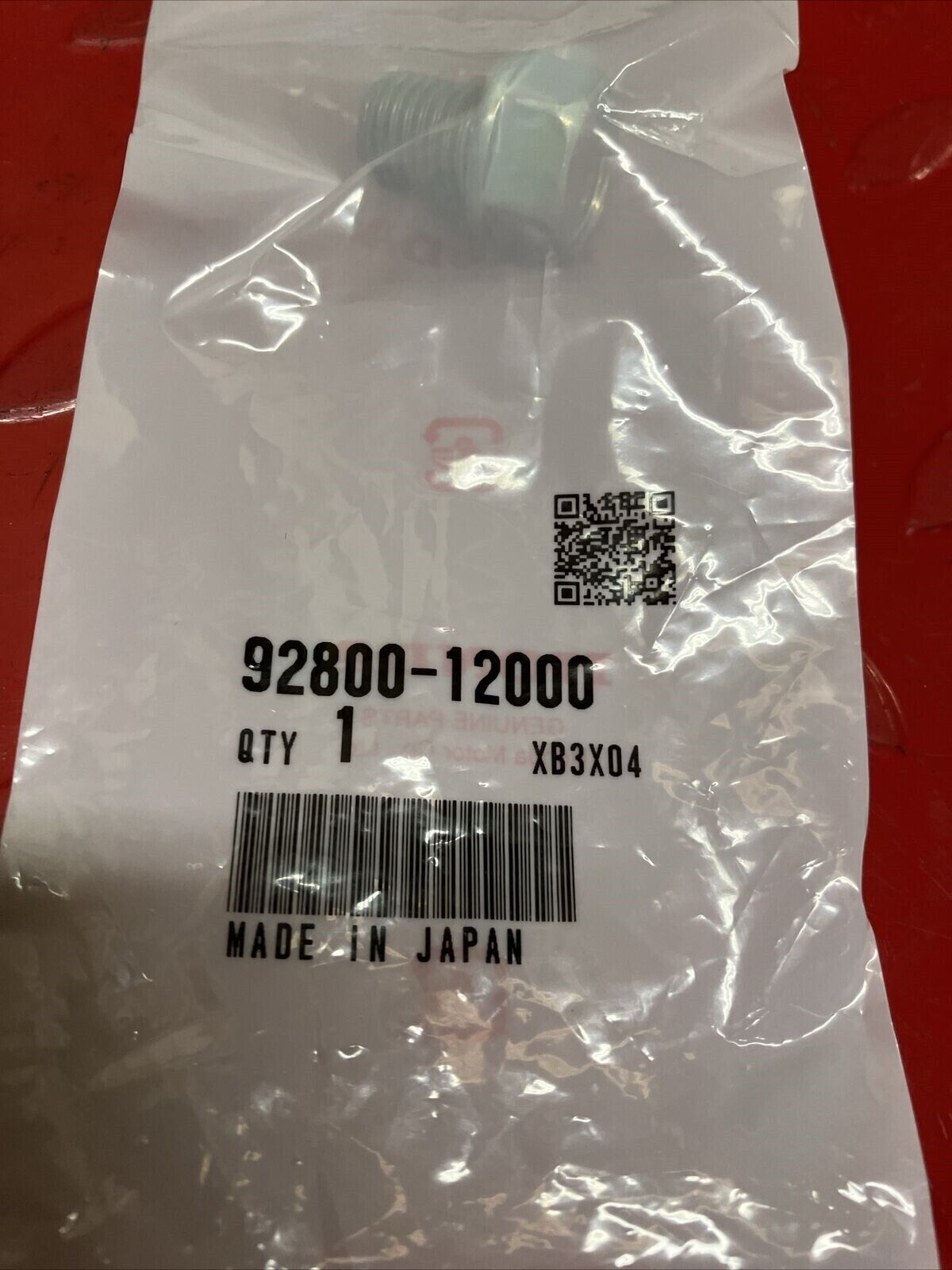 NEW NOS Honda GL1200 CB750 TL250 XL250 XL175 XL350 DRAIN BOLT 92800-12000 H27