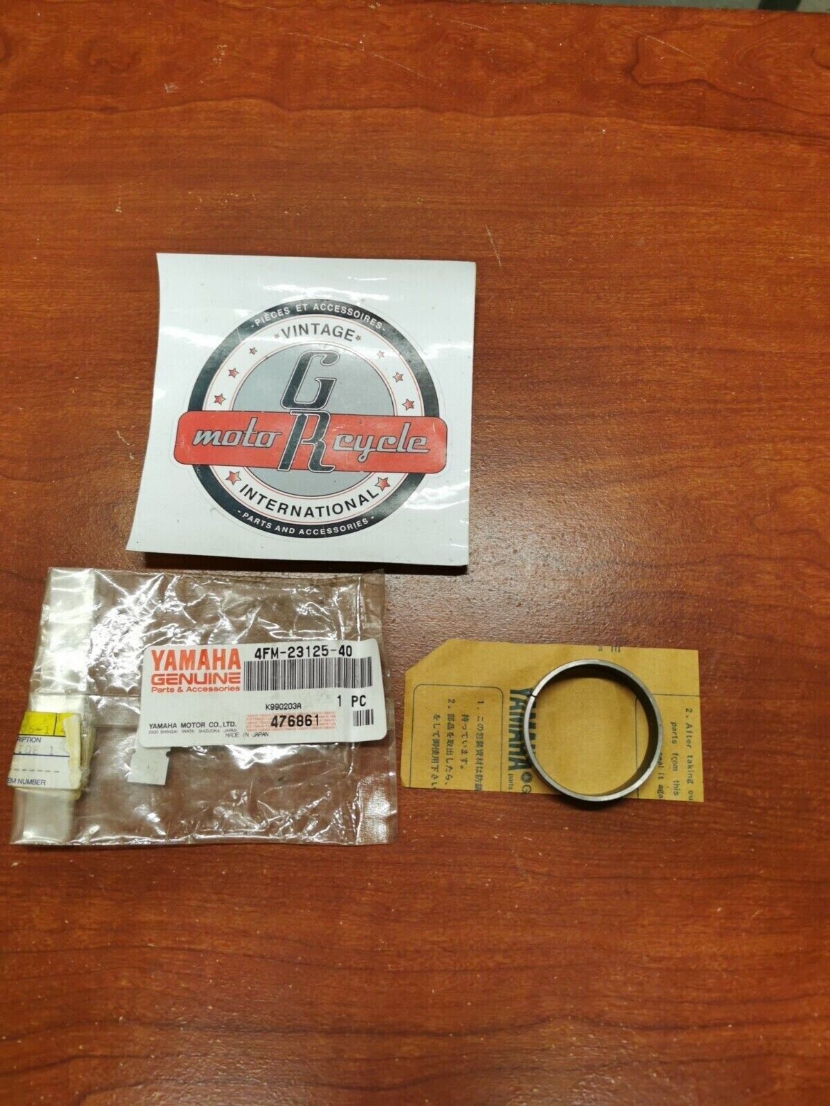 NOS Yamaha XT600 FZR1000 YZ250 YZ125 FJ1200 SLIDE METAL 4FM-23125-40-00 Y93