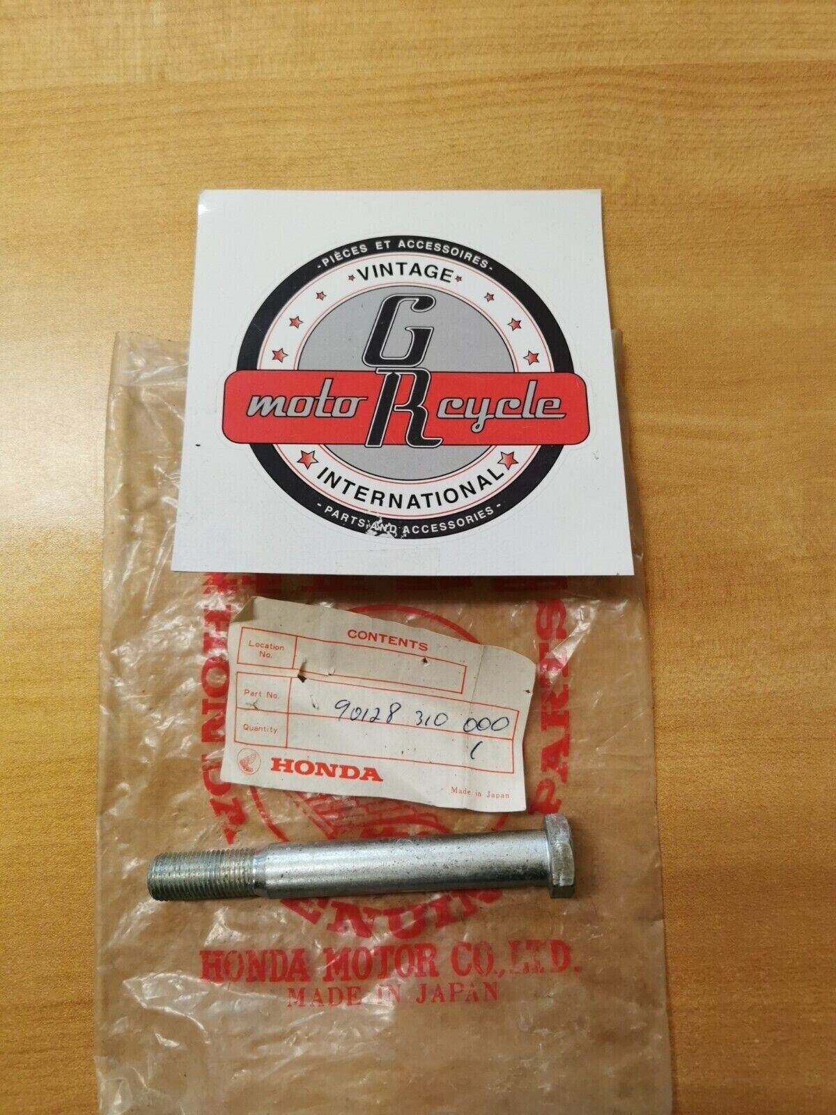 NOS Honda SL350 BOLT, REAR BRAKE PIVOT 90128-310-000 H26