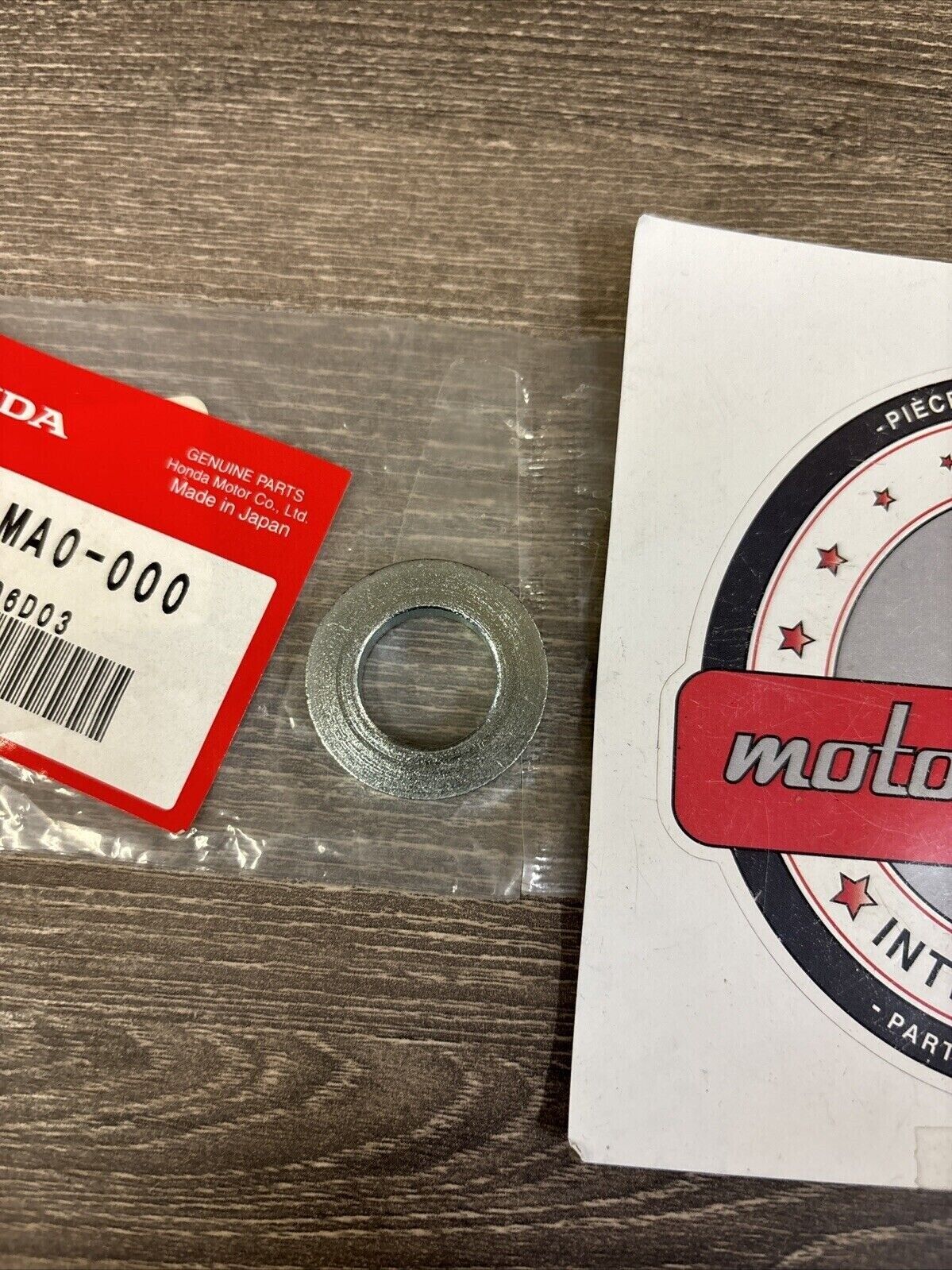 NOS Honda CB250 F CB600 F XR200 R XR250 R REAR AXLE WASHER 90504-MA0-000 H127