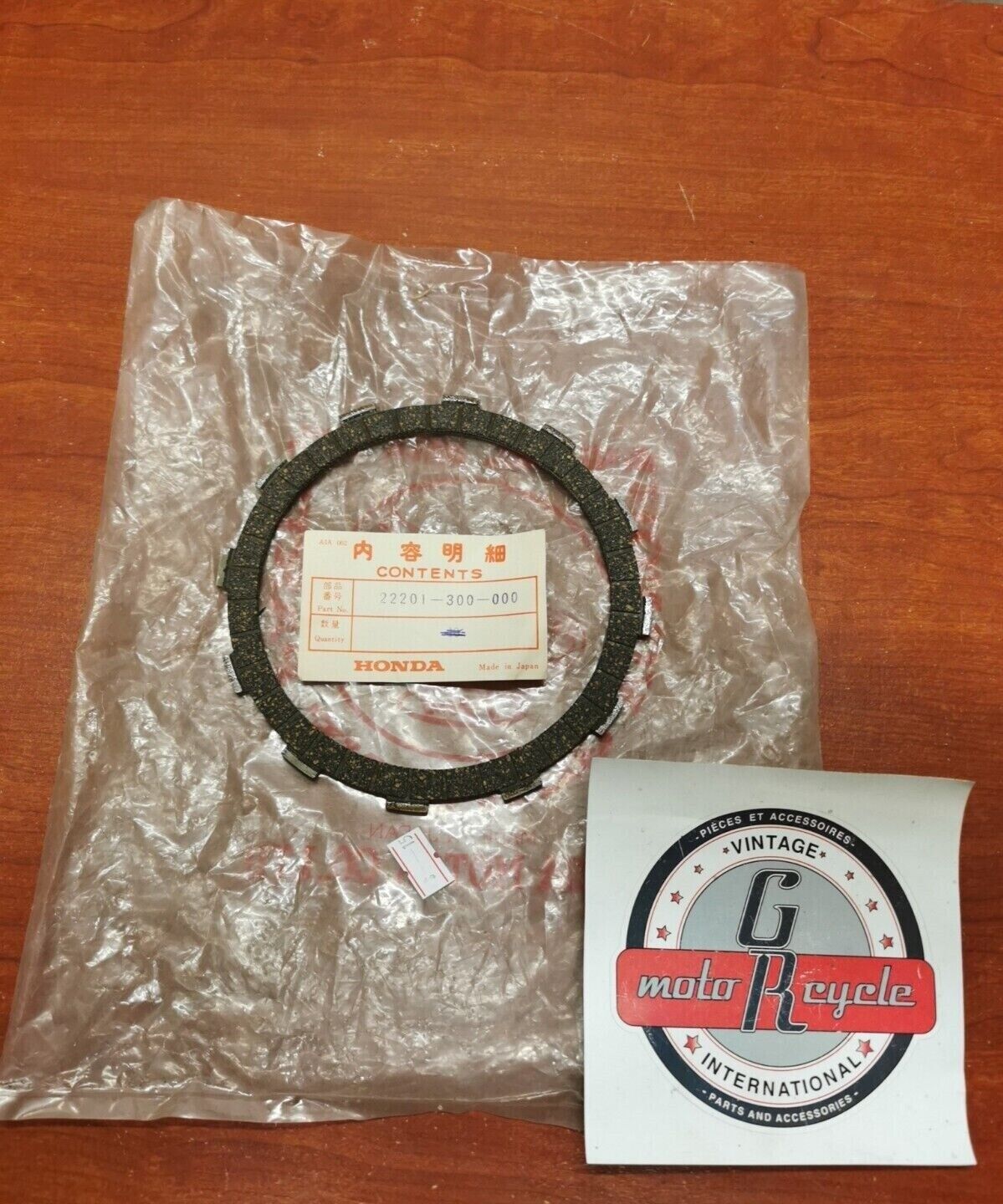 NOS Honda 1976 - 1978 CB750K CB750F CLUTCH FRICTION DISK A 22201-300-000 H63
