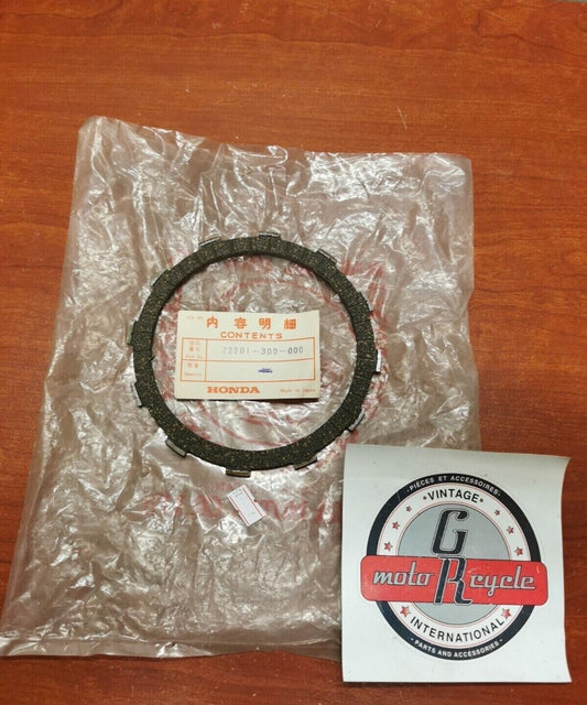NOS Honda 1976 - 1978 CB750K CB750F CLUTCH FRICTION DISK A 22201-300-000 H63