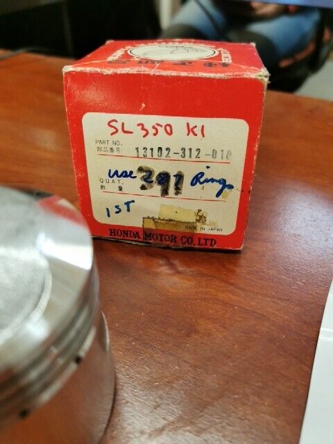 NOS Honda CB350 CL350 SL350K2 PISTON (OS 0.25) 13102-312-010 H99