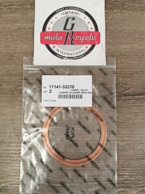 NEW NOS SUZUKI TM400 1971 - 1975 TS400 1972 GASKET CYLINDER HEAD 11141-32210 S51